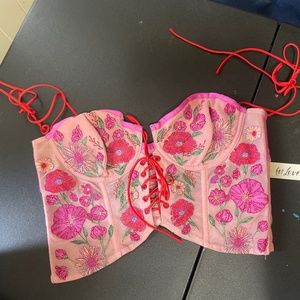 For Love & Lemons Kaylee Crop Top